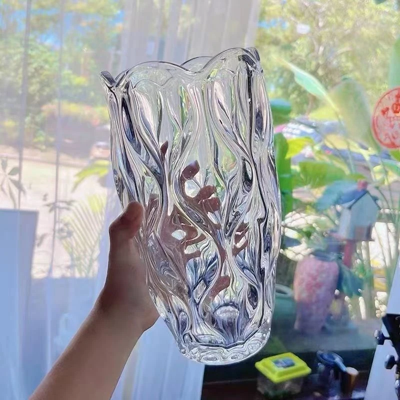 022   透明法式七彩玻璃花瓶