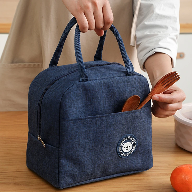 保温袋子手提铝箔大容量防水小学生大号便携保温袋野餐学生小学生