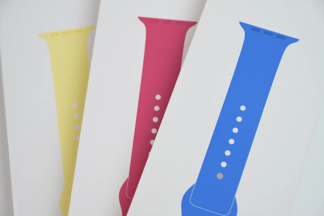准新品 Apple/苹果 硅胶运动表带applewatch全系列适用硅胶表带