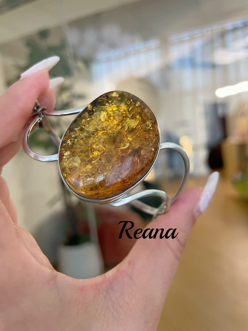 足银手镯 蕊娜纯银然然珀珀手镯