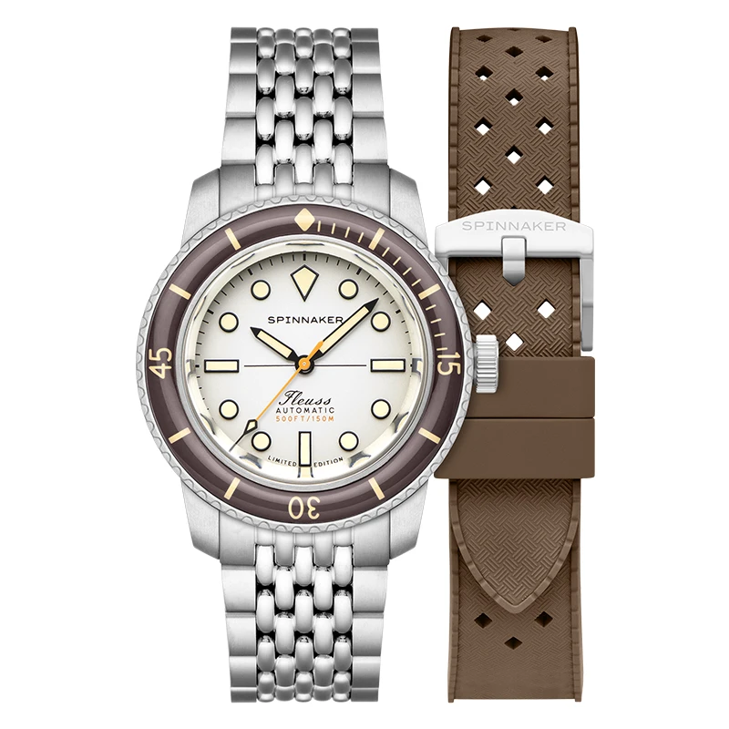 SPINNAKER【达人专属】三角帆FLEUSS自动机械表145周年夜光5133-22