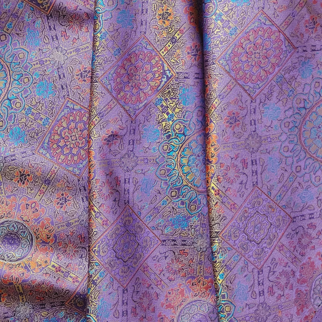 紫金八大运宋锦布料设计感重工新中式马甲服饰高货柔软舒适潮面料