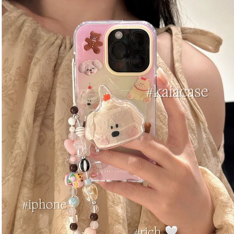 适用苹果15手机壳12/13/14ProMax卡通iPhone16/INS风15Plus网红xr