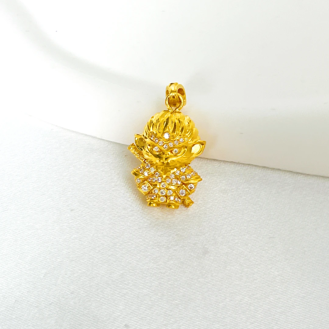 足金999 黑神话悟空吊坠 带证书钢印