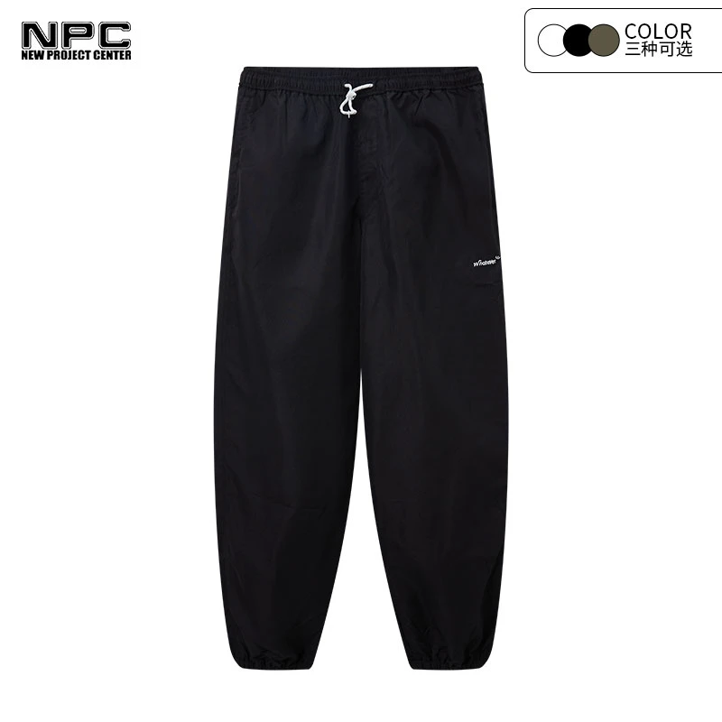 潮牌李晨nic同款束脚运动宽松休闲裤子百搭长裤男女同款 NP26TR48