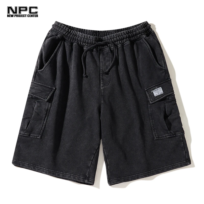 NPC潮牌水洗复古多口袋全面休闲短裤情侣潮流五分裤夏季NP34SP31