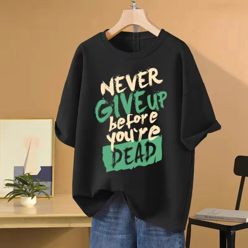 【纯棉好货】短袖t恤女2024新款爆款夏季上衣纯棉打底衫正肩体恤ins