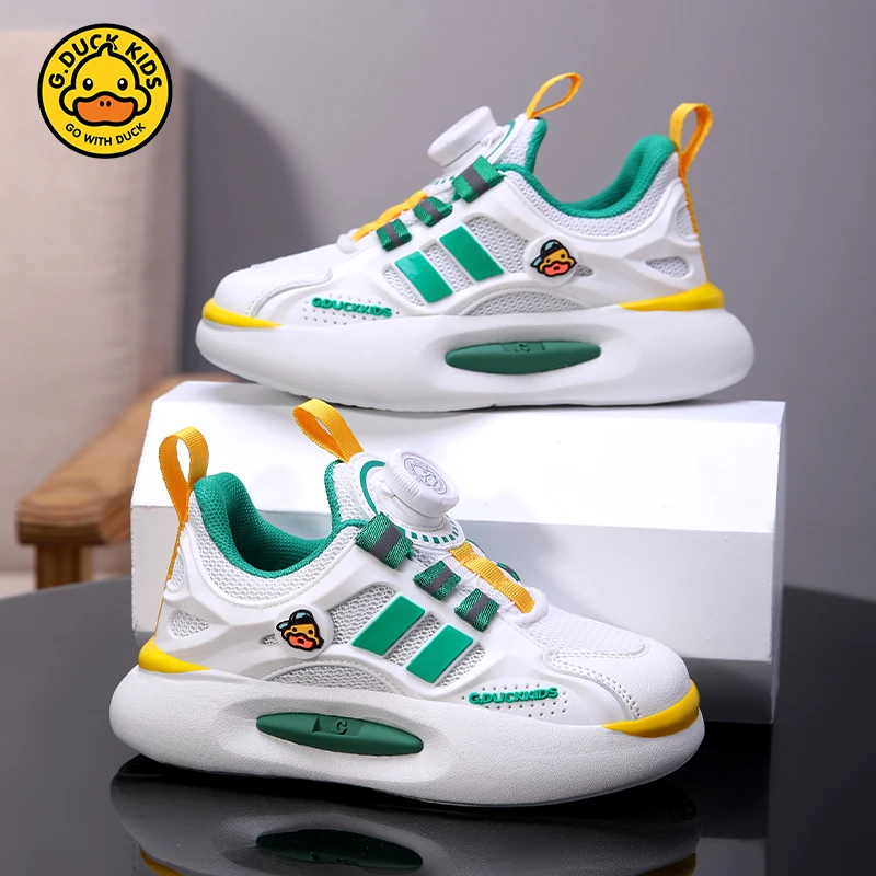 G.DUCK小黄鸭男童鞋2024透气网面新款运动鞋小学生中大童跑步鞋子