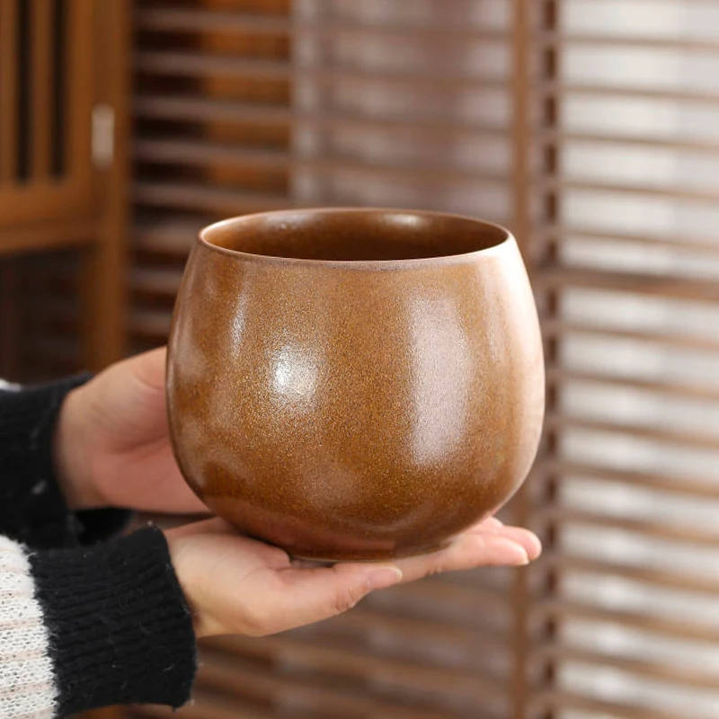 高端茶洗茶渣缸陶瓷建水小大号水盂废水桶烟灰缸茶具配件茶水缸