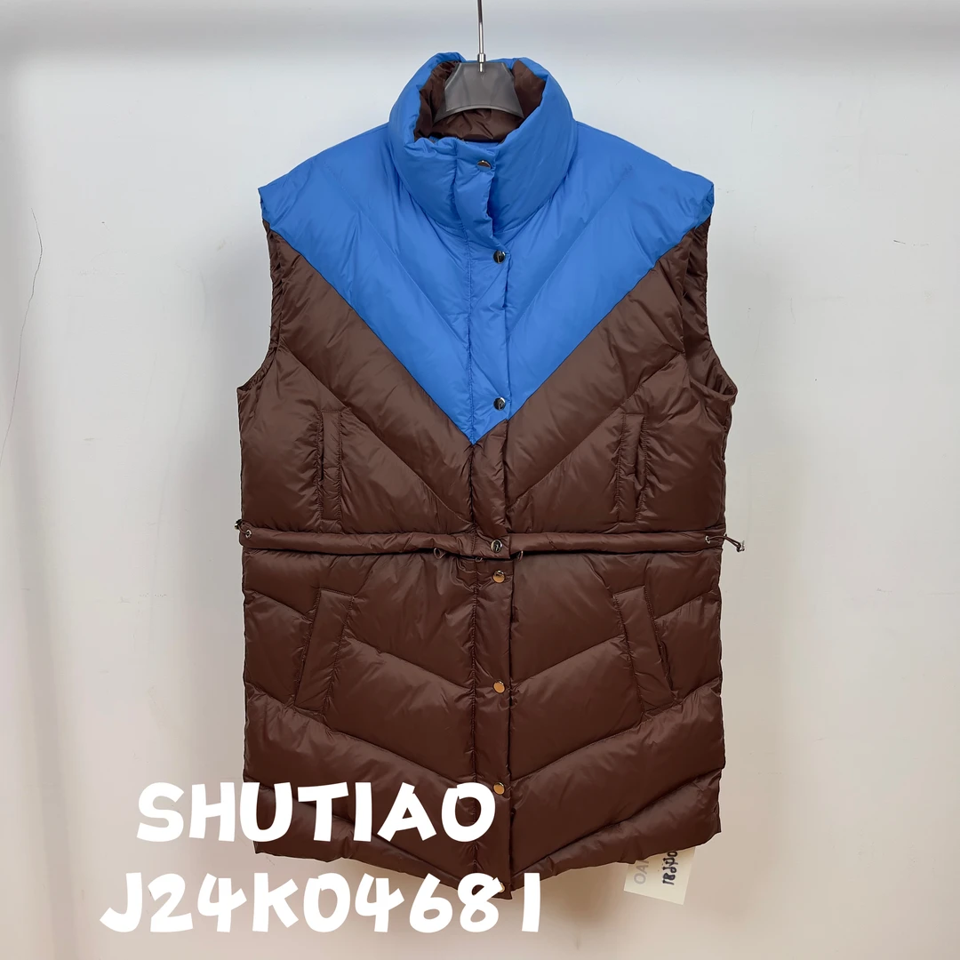 【SHUTIAO】2024秋冬：新款小众设计款羽绒马甲J24K04681