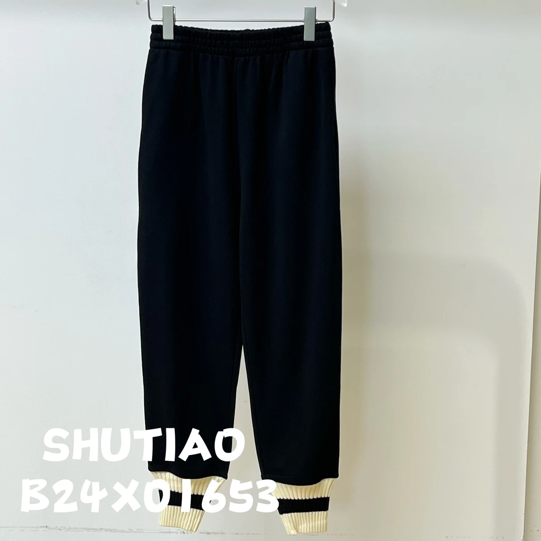 【SHUTIAO】2024秋冬：新款小众设计款裤子B24X01653