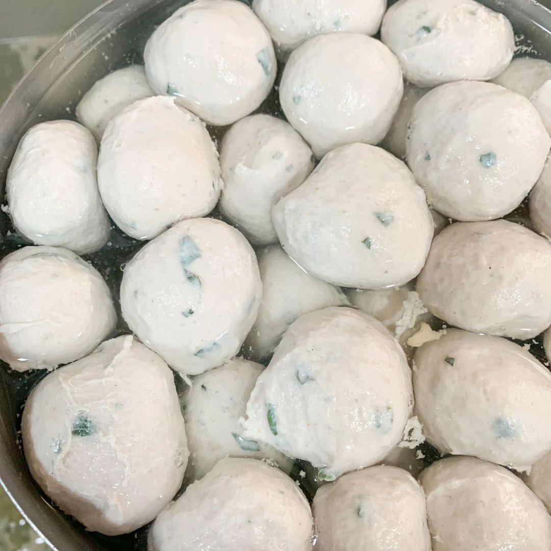 潮汕苦刺心猪肉丸 2斤起拍