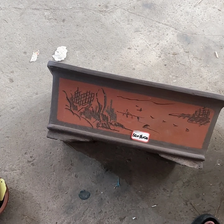 紫砂花盆 80-1微瑕