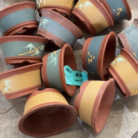 紫砂花盆 100-15