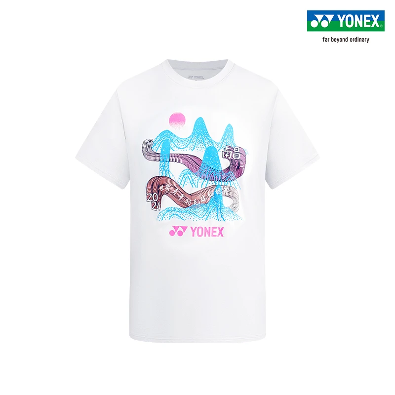 YONEX/尤尼克斯 YOBC4089CR 青少年系列 24南昌世青赛纪念T恤yy
