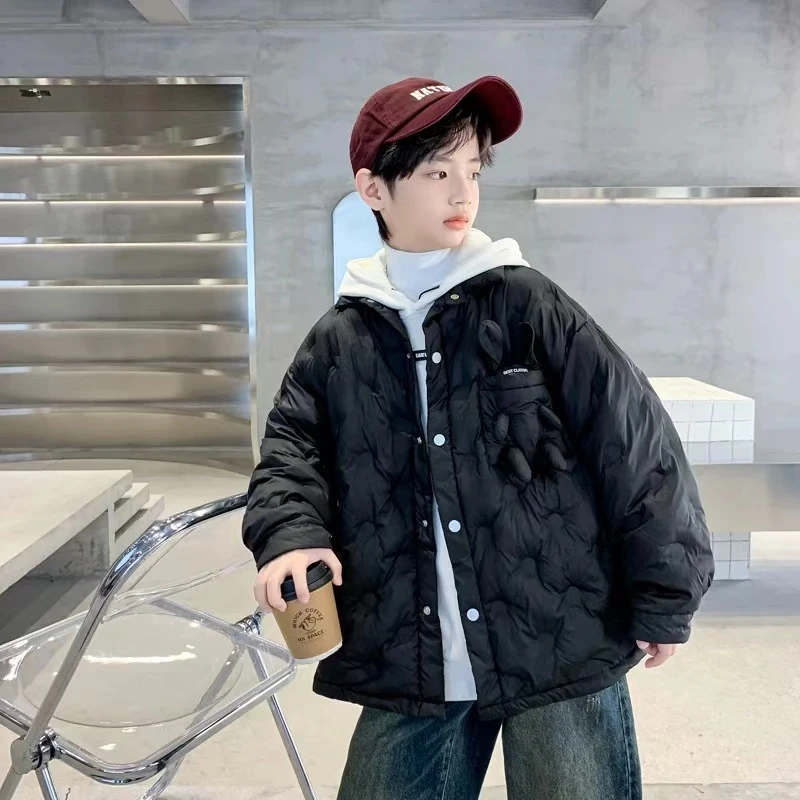 410024《现》小涵家玲姐优选韩版儿童秋冬百搭棉服外套