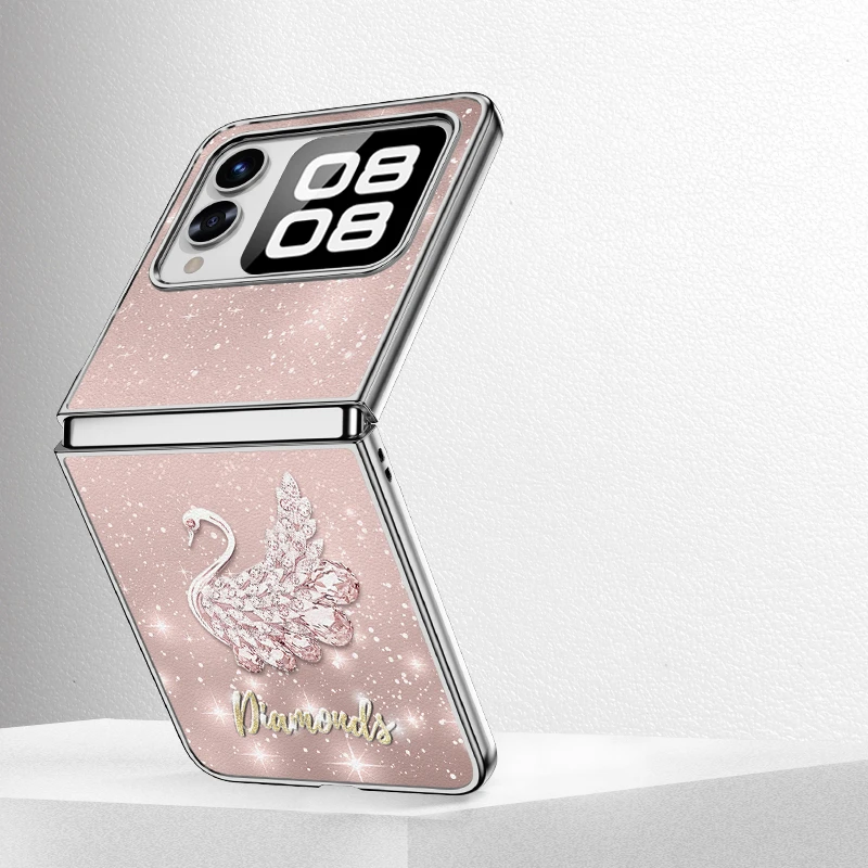 高贵天鹅适用华为nova flip新款手机壳S折叠屏高级感ins网红爆款