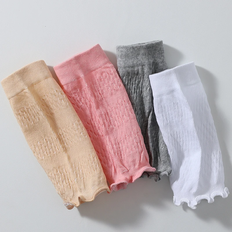 儿童护膝夏季薄款空调房护膝女童穿裙子男童防摔晚上睡觉用的护膝