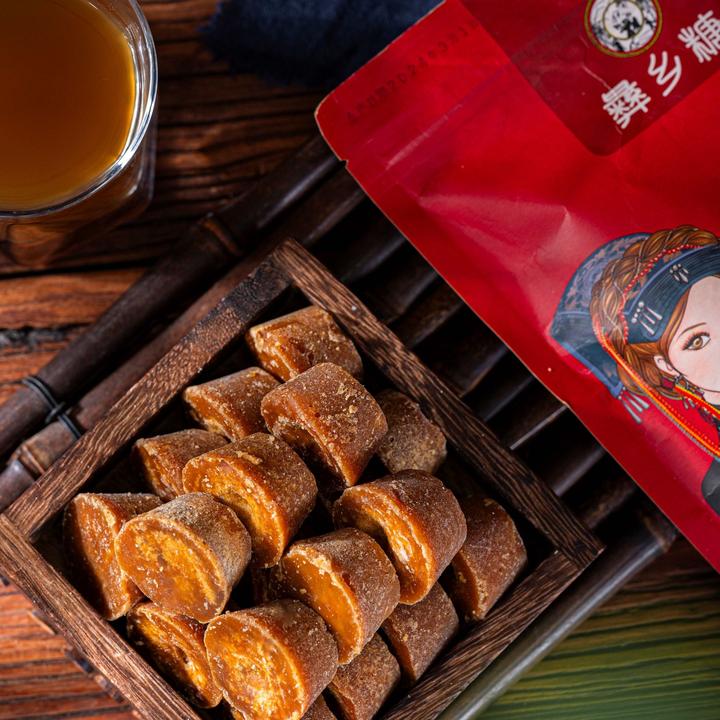 云南小碗红糖纯甘蔗纯手工红糖纯蔗糖传统古法熬制味道清香清甜