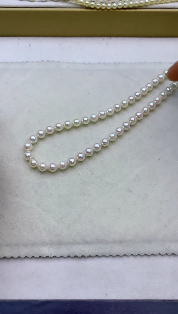 【闪购商品】海水珍珠颈饰未镶嵌海水AK满珠项链@@V014