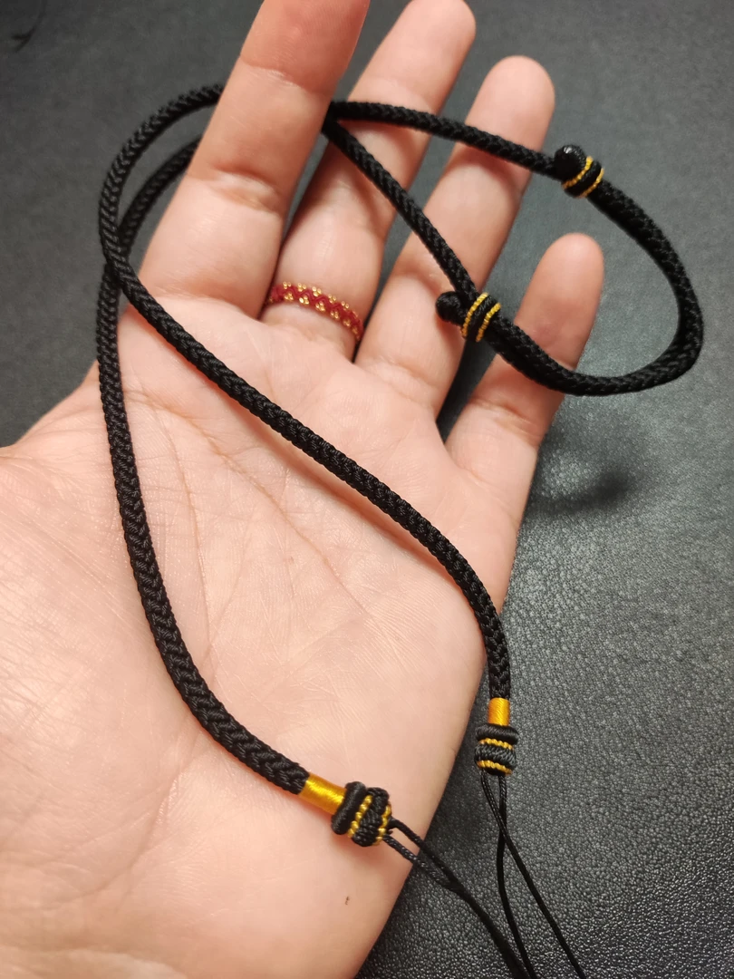 纯手工细龙鳞横穿锁骨绳(可定制手工不易不退换)