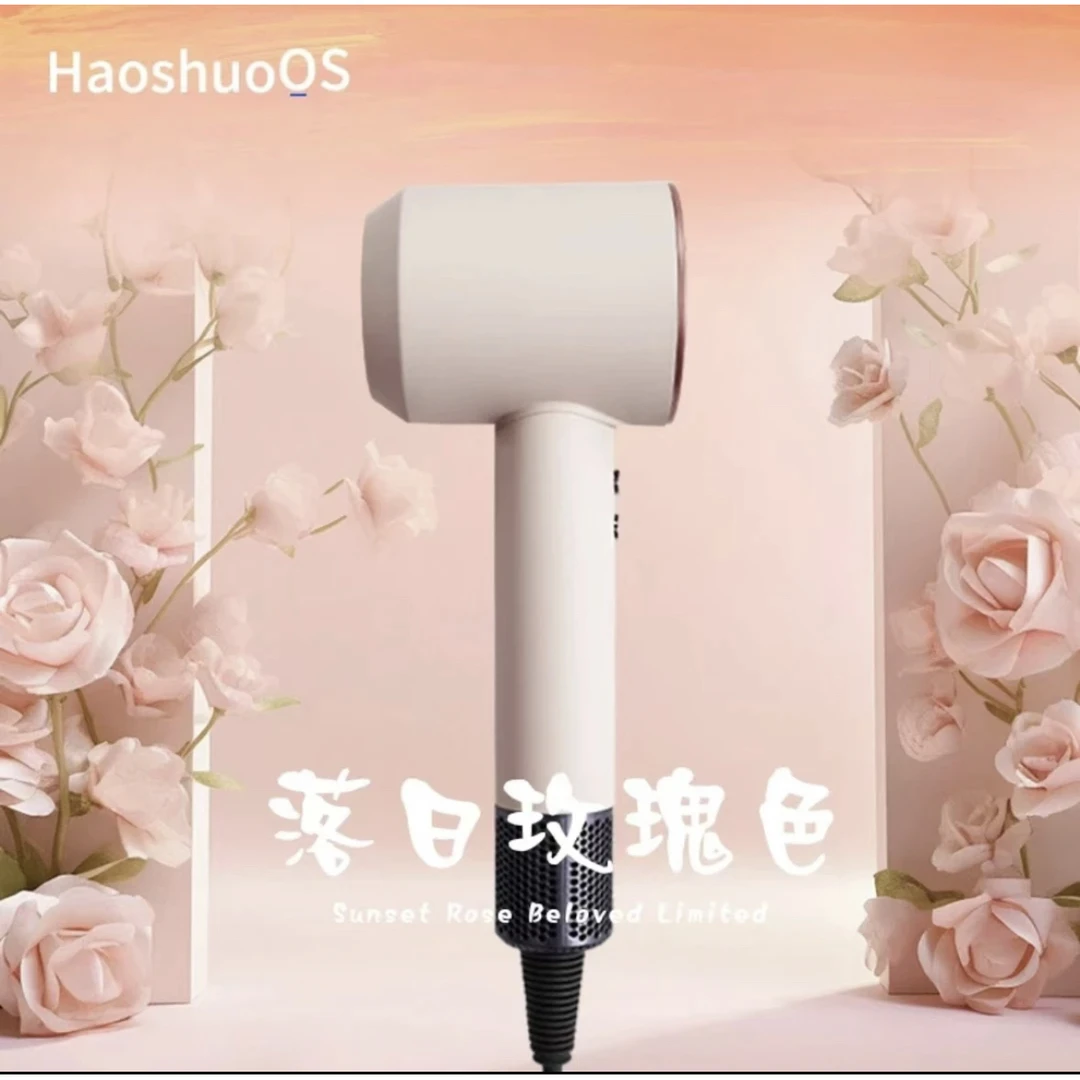 【落日玫瑰】负离子高速吹风机家用速干护发不伤发多功能加热大功率