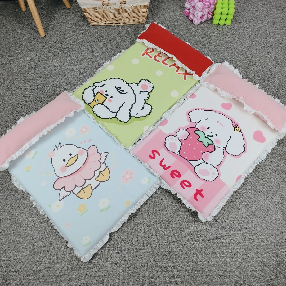日系卡通宠物床宠物窝四季通用凉窝冰感垫猫床狗床猫狗通用可拆卸