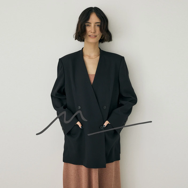 moussy 秋季新品M系列格雷系清冷知性西装外套010HA230-1201