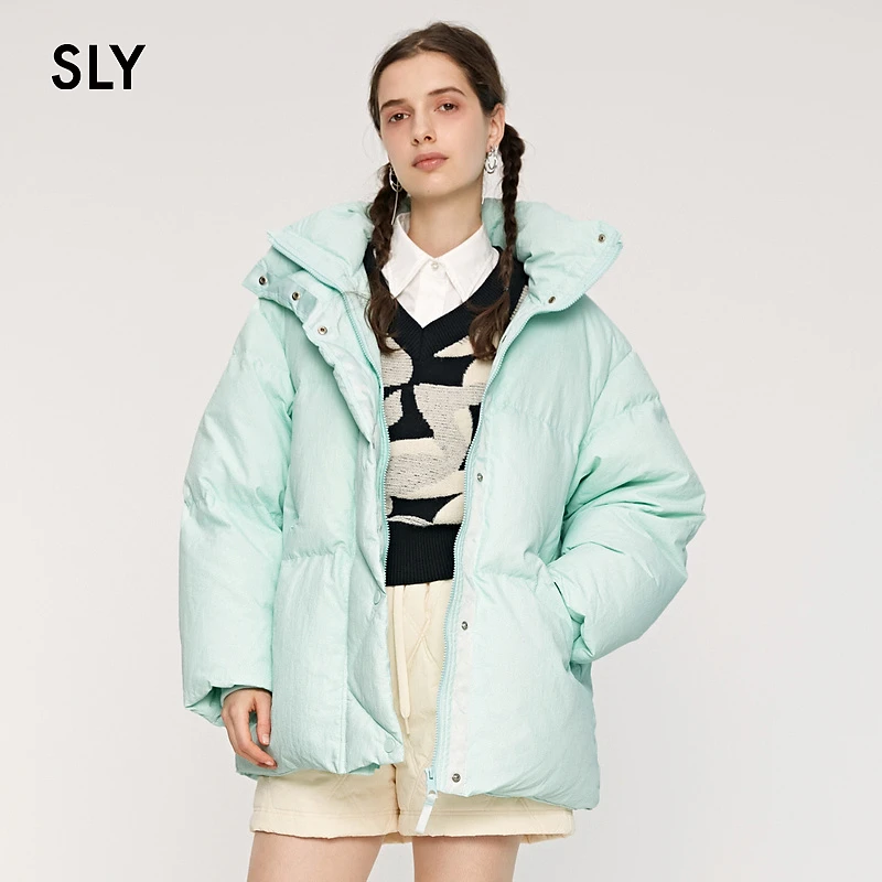 【特批价】甜美保暖连帽纯色软糯温暖宽松通勤羽绒服038FAZ30-1270