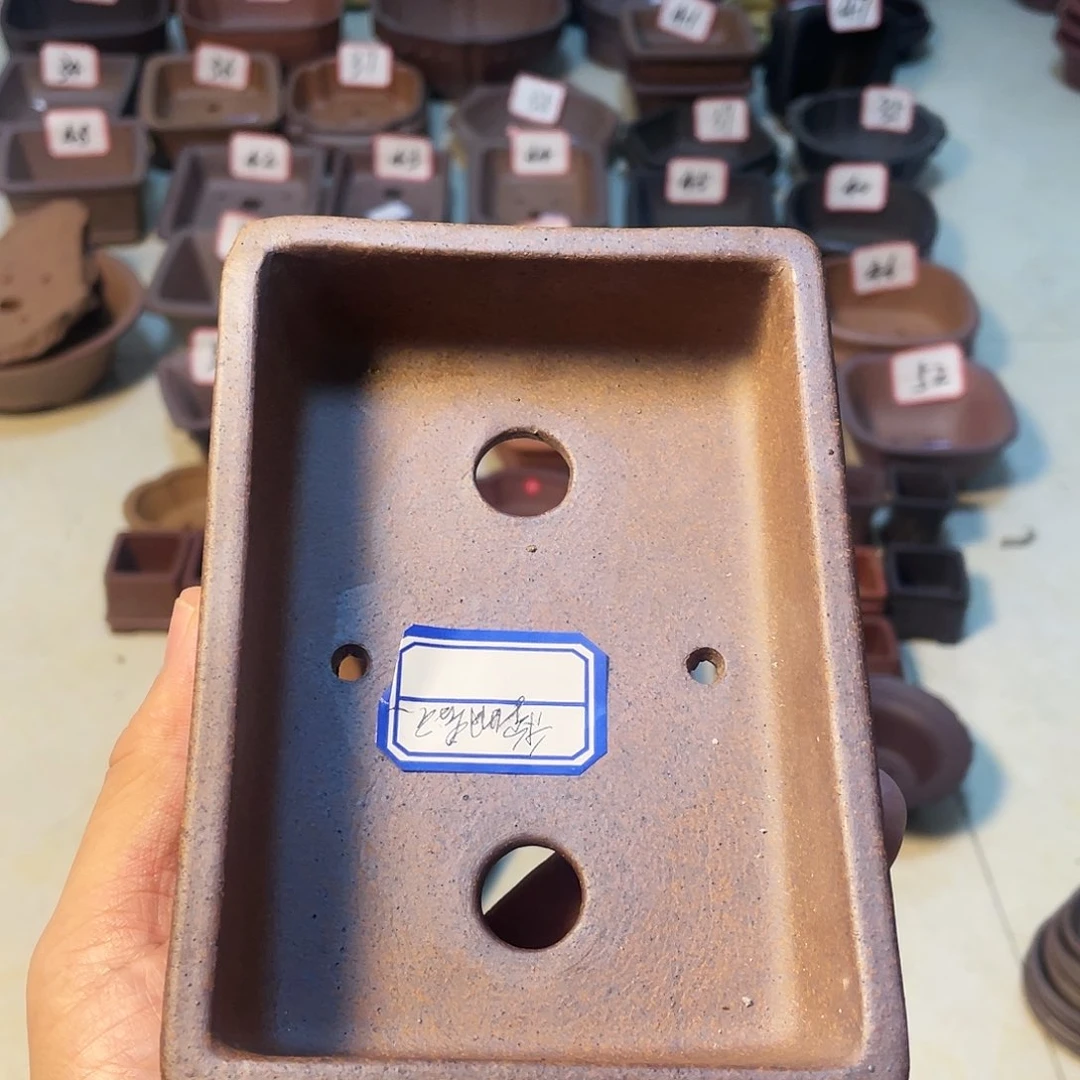 紫砂20CM以下紫砂小盆13*9*2.5