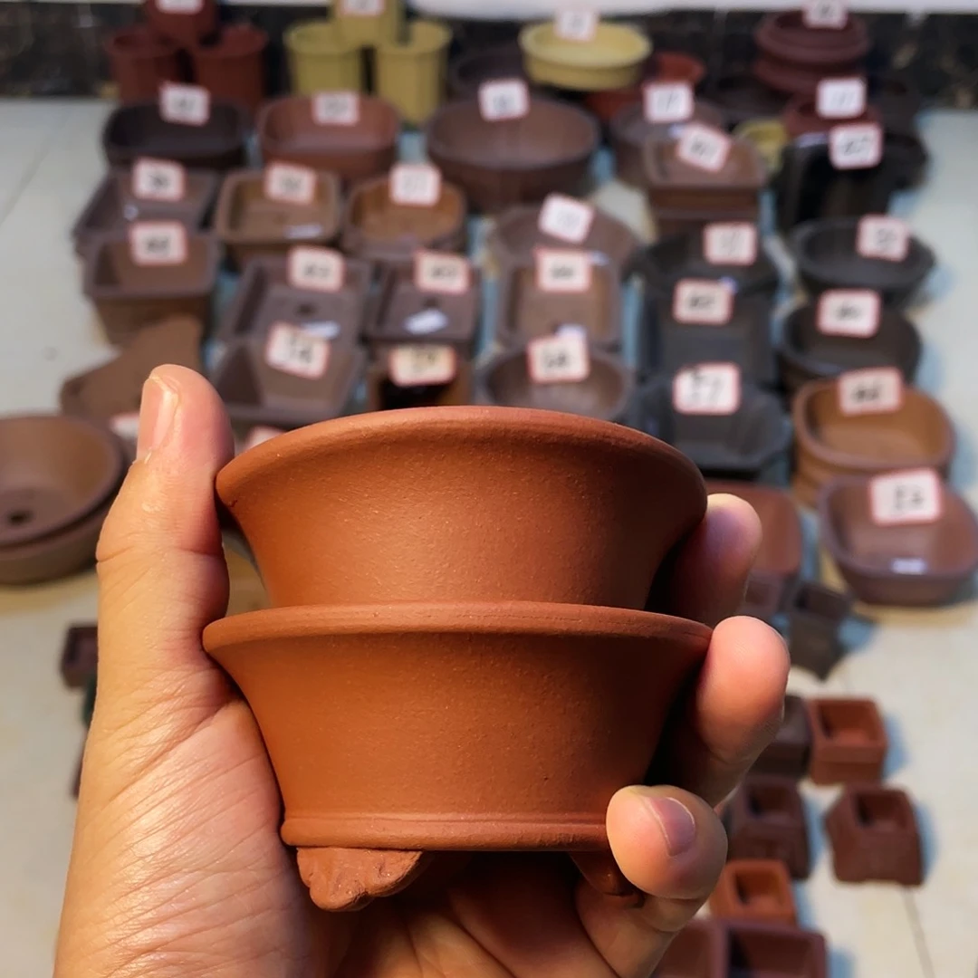 紫砂20CM以下紫砂小盆7*3