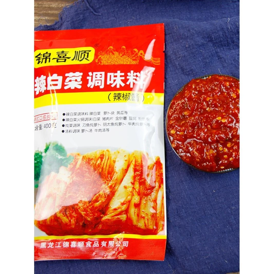 辣白菜腌制专用酱料克朝鲜族调味料韩式辣椒酱泡菜腌料锦喜顺笋1g