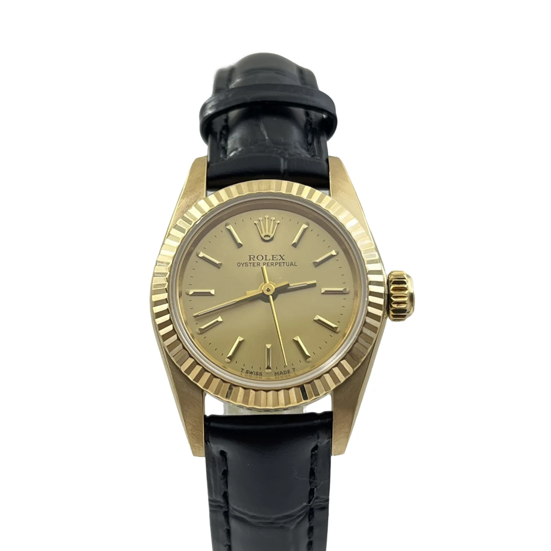95新 Rolex/劳力士 日志系列/表径25mm/自动机械/18k金