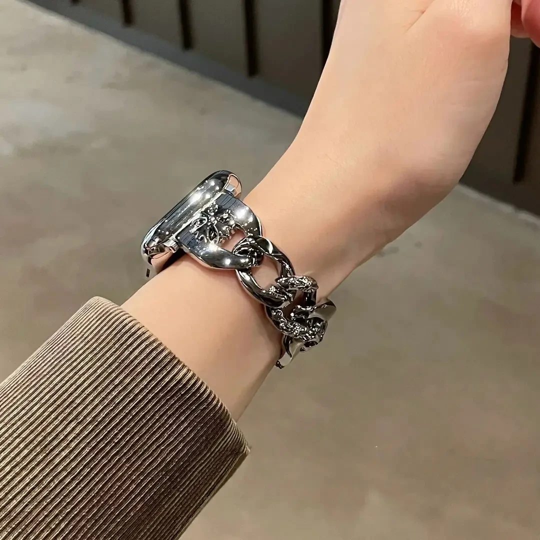 夏季新款克罗心锌合金表带快拆适用小米9pro/华为FIT3/红米watch5