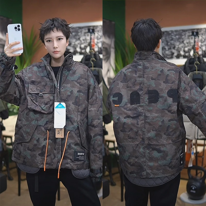 【聚】0144 【90白鸭绒】秋冬男士迷彩工装羽绒服