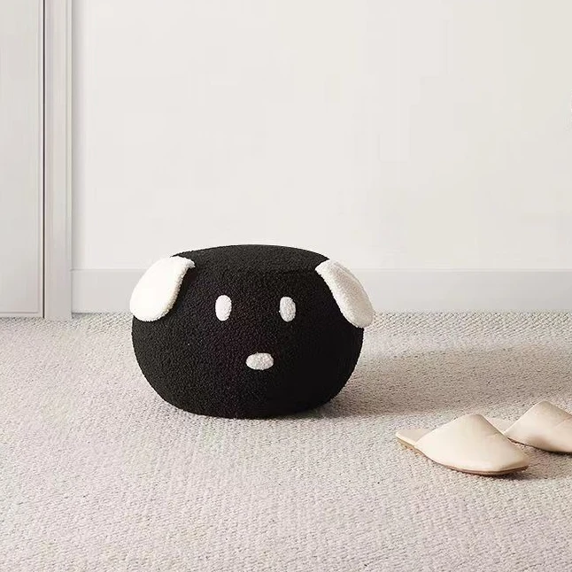 卡通小凳子家用板凳儿童沙发凳矮凳实木椅子小圆凳客厅脚踏换鞋凳