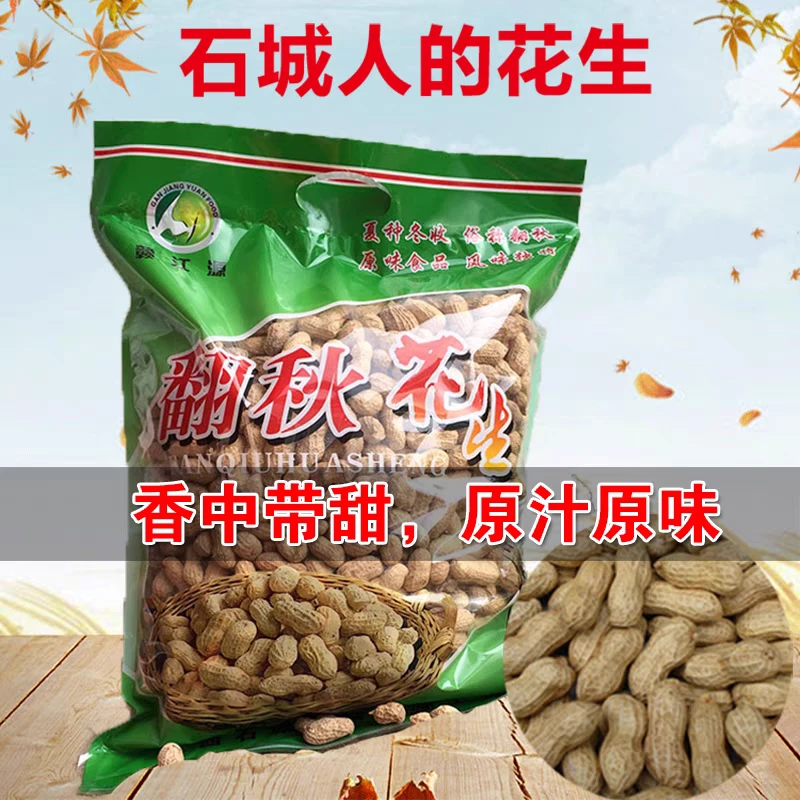 江西石城翻秋花生原味带壳坚果休闲零食特产