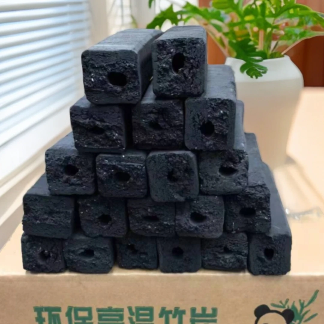 露营源头厂家煮茶专用炭烧烤烤鱼无烟取暖无味燃烧室内竹炭木炭高