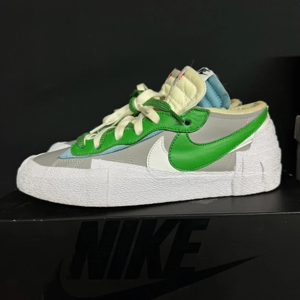 42码｜Nike X Sacai 白绿 低帮 防滑耐磨 ｜假一罚四｜