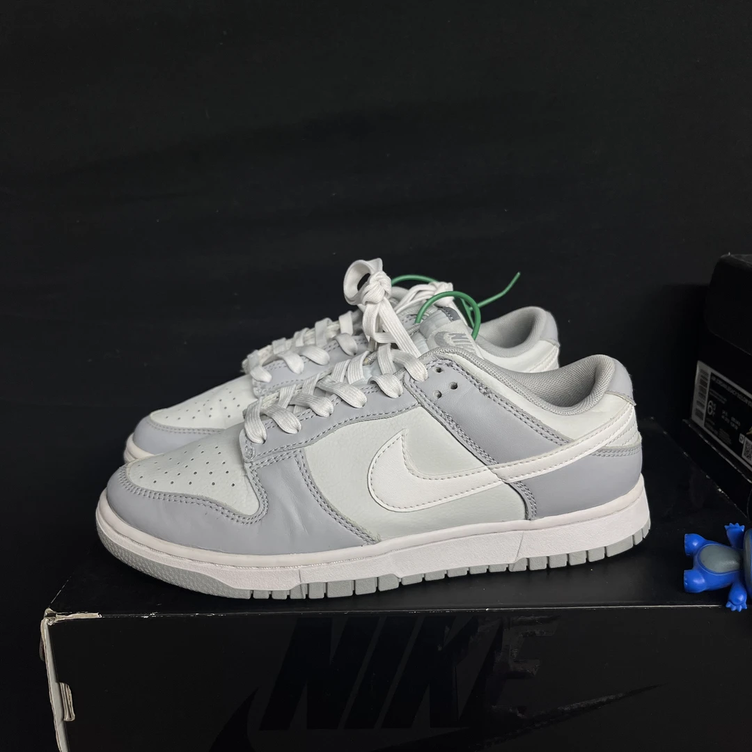40.5码丨NIKE Dunk 白灰 保正 假一赔四  低帮