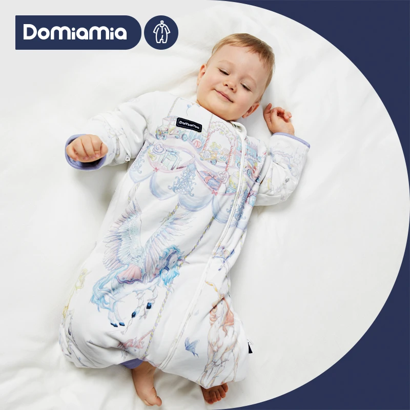 【新生儿一体睡袋】Domiamia哆咪呀恒温睡袋儿童防踢被秋冬成长款