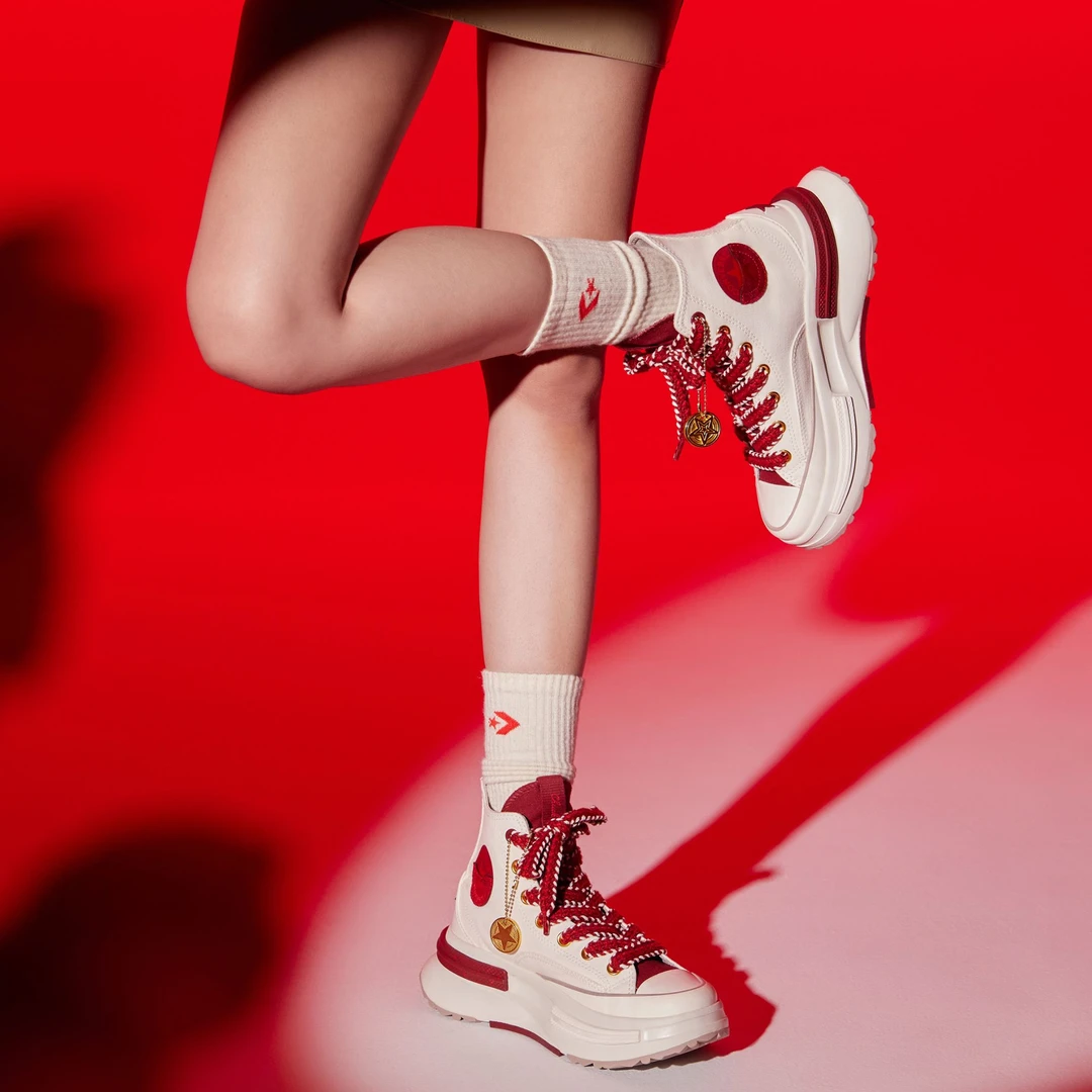 CONVERSE匡威官方 Run Star Legacy CX女高帮夹心厚底鞋A09105C