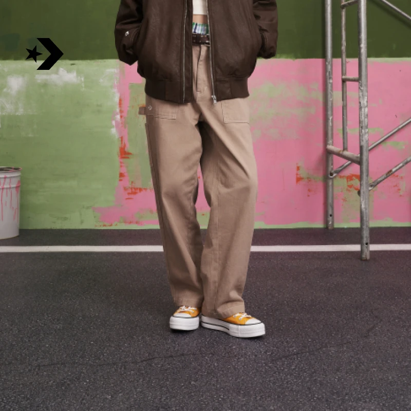 CONVERSE匡威官方 春季男多口袋工装裤龙爪刺绣休闲长裤10026810