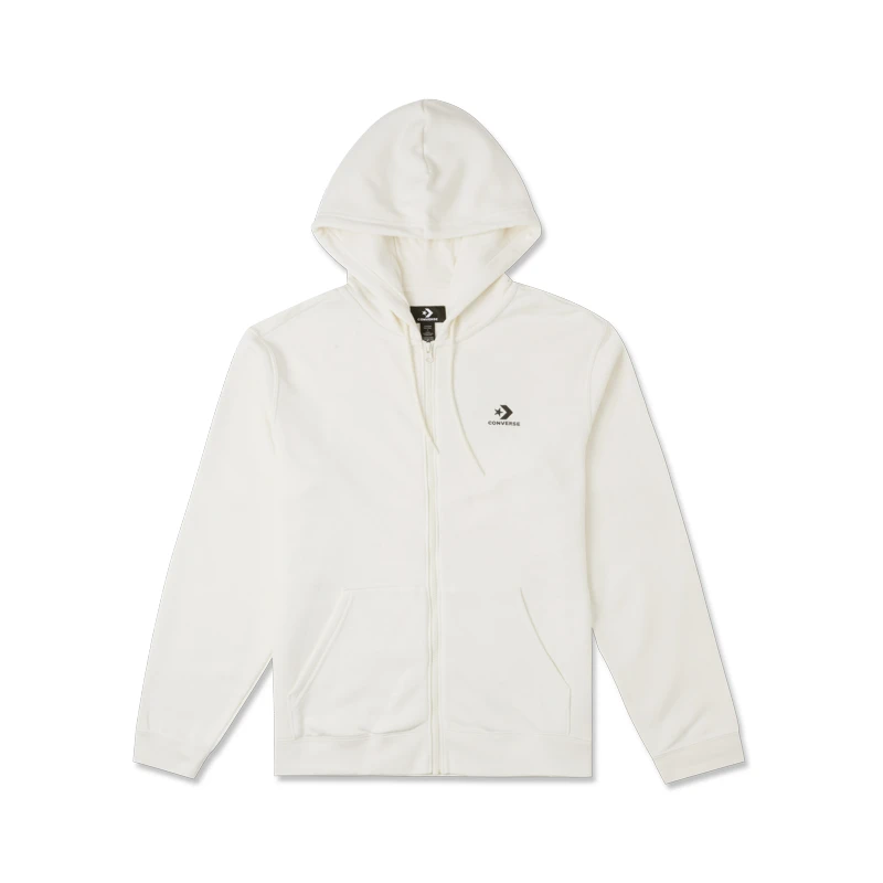 匡威男女情侣款刺绣抓绒卫衣拉链外套CONVERSE 10024511