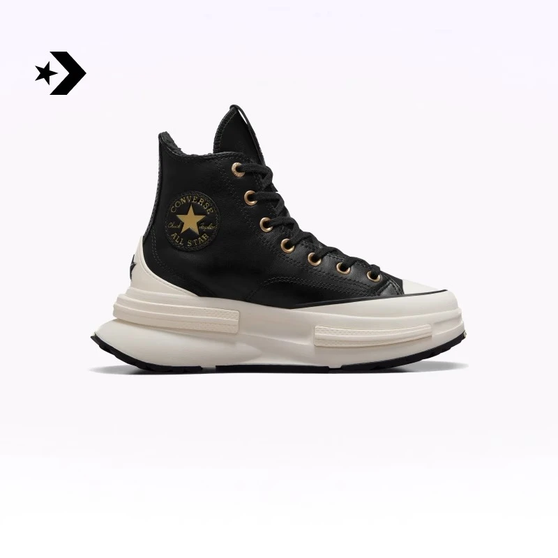 【夹心厚底鞋】匡威RunStarLegacyCX厚底休闲运动鞋黑色A12442C