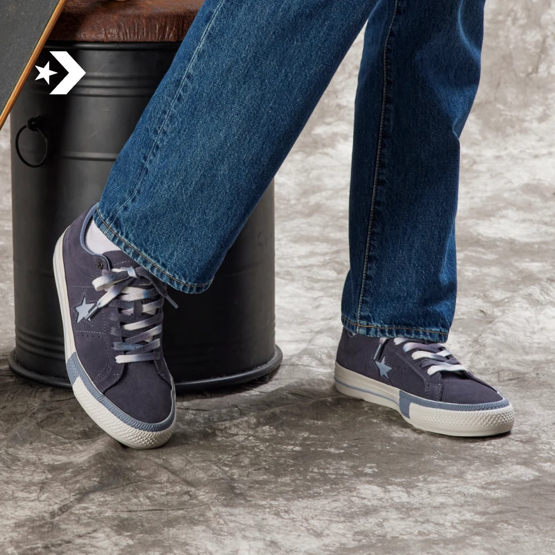 匡威 One Star Pro男女堆叠感翻毛皮滑板鞋CONVERSE A07972C