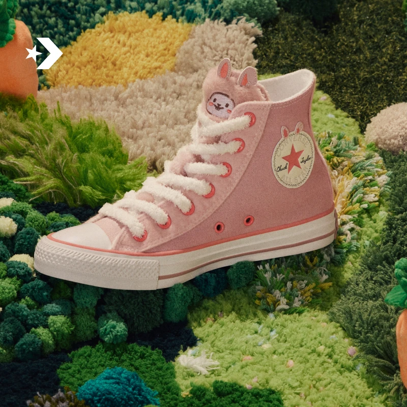 【快乐萌宠】匡威AllStar兔子加绒休闲板鞋CONVERSE A12769C
