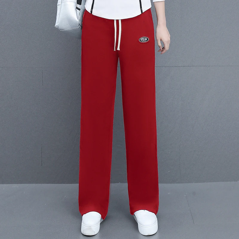 2024秋季新款运动裤广场舞蹈服运动休闲窄版直筒长裤