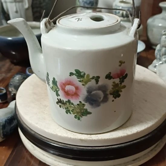 【闪购商品】罐小*儿青花陶瓷摆件双喜临门罐罐