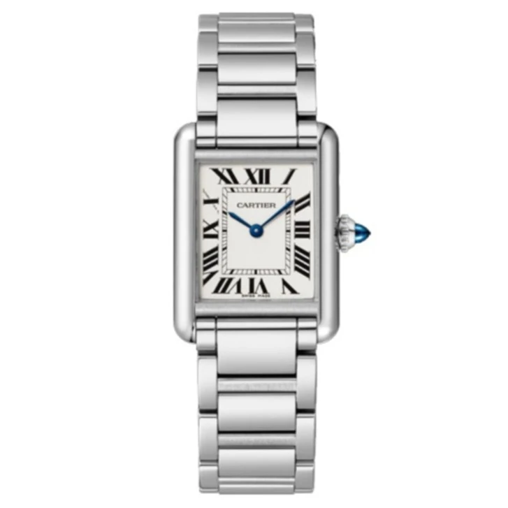 99新 Cartier/卡地亚 坦克WSTA0051小号石英29x22mm女表22年全套